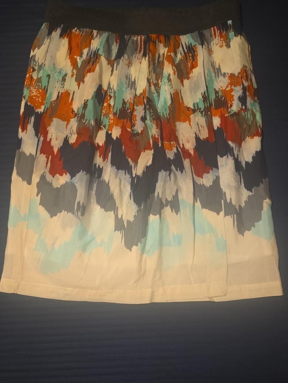 Two Star Dog Geometric Midi Skirt